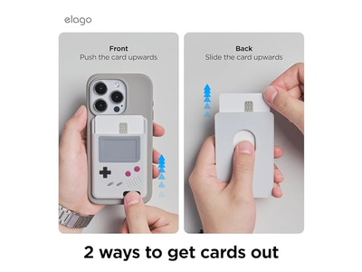 Porta carte magnetico a portafoglio per due carte compatibile con MagSafe