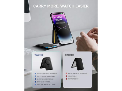 Portafoglio magnetico per porta carte di credito iPhone 5 con supporto RFID B