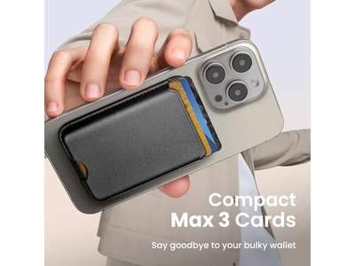 Portafoglio magnetico per serie iPhone e custodie MagSafe - Scheda di blocco RFID