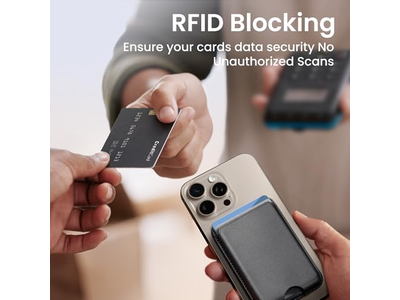 Portafoglio magnetico per serie iPhone e custodie MagSafe - Scheda di blocco RFID