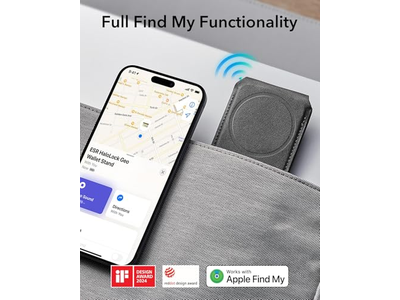 Portafoglio magnetico per iPhone con funzionalità Trova la mia e S regolabile