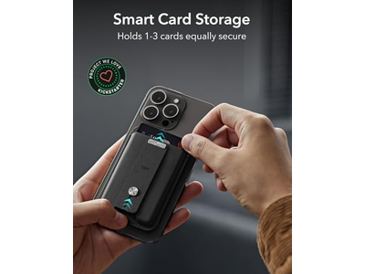 Portafoglio magnetico per iPhone con funzionalità Trova la mia e S regolabile