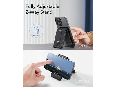 Portafoglio magnetico per iPhone con funzionalità Trova la mia e S regolabile