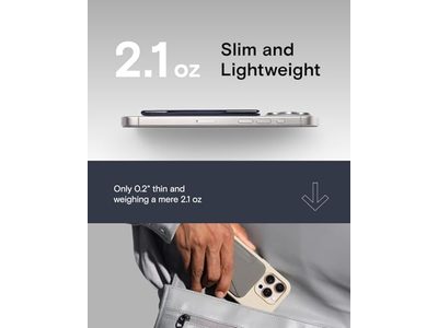 Supporto magnetico per portafoglio con regolazione dell'angolazione e compatibilità MagSafe