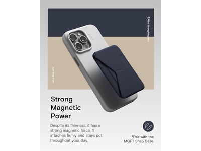 Supporto magnetico per portafoglio con regolazione dell'angolazione e compatibilità MagSafe