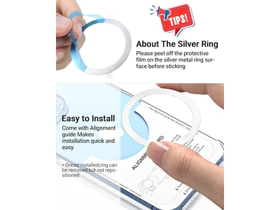 Adesivo magnetico MagSafe per ricarica wireless