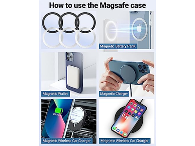 Adesivo magnetico MagSafe per ricarica wireless