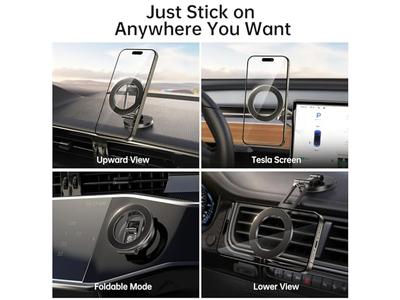 Supporto da auto MagSafe per display Tesla del cruscotto dell'auto