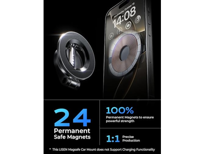 Supporto per telefono ultra magnetico Magsafe da auto per cruscotto dell'auto