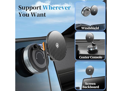 Supporto da auto MagSafe con caricabatterie wireless