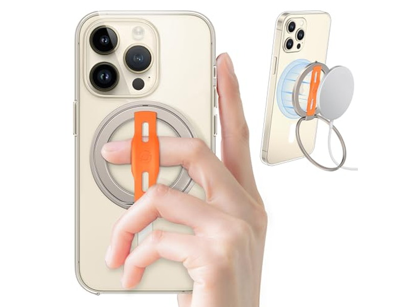 Supporto per telefono compatibile con MagSafe con cinturino sostituibile