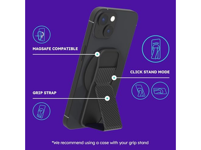 MagSafe Phone Grip e supporto 3 in 1 con cavalletto per smartphone