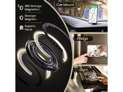 Supporto ad anello MagSafe per impugnatura del telefono per magnete bifacciale