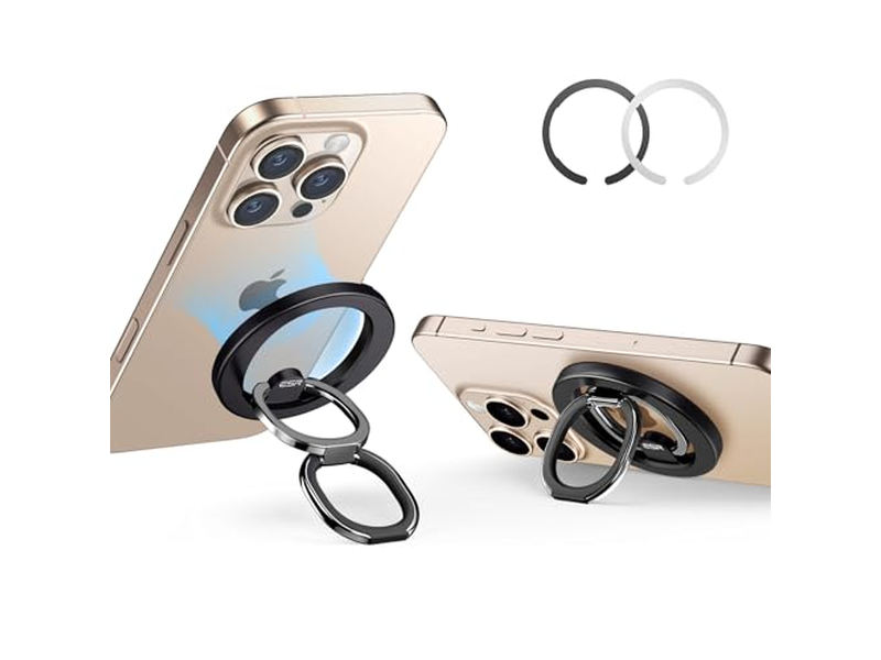 MagSafe Phone Grip con supporto regolabile per smartphone 2 anello in metallo