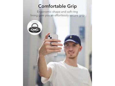 MagSafe Phone Grip con supporto regolabile per smartphone 2 anello in metallo