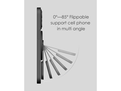 MagSafe Stand Grip - Cavalletto per telefono rimovibile e regolabile a 360 gradi - Nero