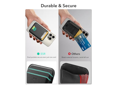 Portafoglio magnetico con porta carte MagSafe per 5 carte