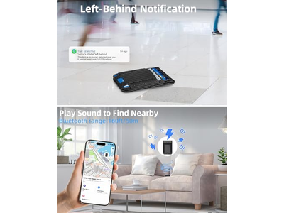 Porta carte MagSafe con blocco RFID Trova il mio anti-smarrimento per 9 carte