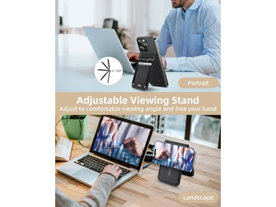 Porta carte MagSafe con blocco RFID Trova il mio anti-smarrimento per 9 carte