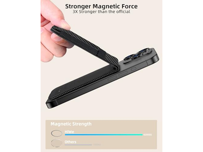 Porta carte MagSafe con blocco RFID Trova il mio anti-smarrimento per 9 carte