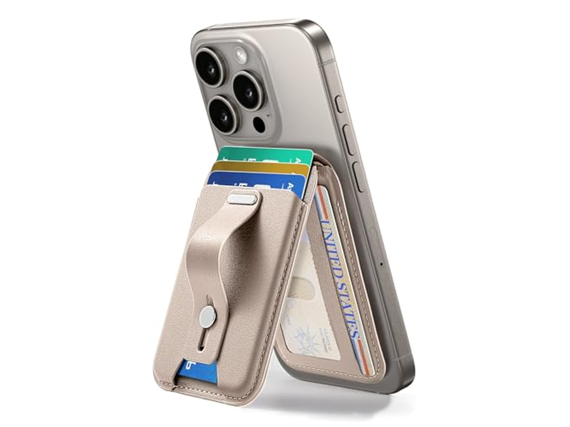 Portafoglio MagSafe con 5 portacarte Supporto regolabile Blocco RFID