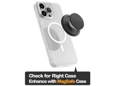 Impugnatura per telefono per supporto magnetico MagSafe One Finger Pop and Snap nera