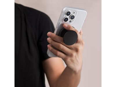 Impugnatura per telefono per supporto magnetico MagSafe One Finger Pop and Snap nera