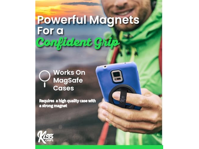 Impugnatura per telefono con anello e cavalletto: treppiede magnetico girevole a 360 gradi