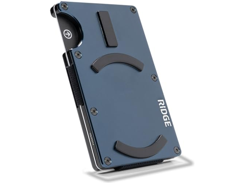 Portafoglio sottile e minimalista compatto e porta carte RFID protetto con C