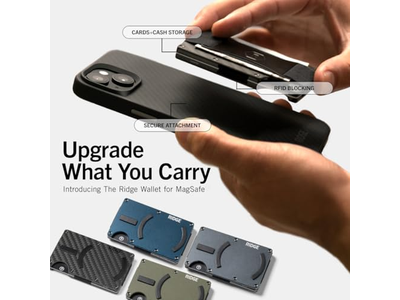 Portafoglio sottile e minimalista compatto e porta carte RFID protetto con C