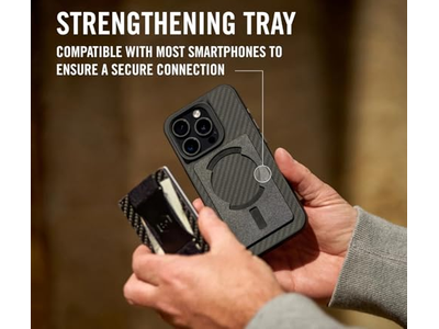 Portafoglio sottile e minimalista compatto e porta carte RFID protetto con C