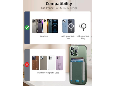 Il portafoglio magnetico più resistente per iPhone