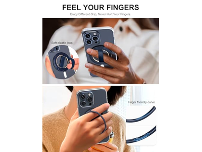 Supporto per telefono Ultra con anello elastico sostituibile e magnete