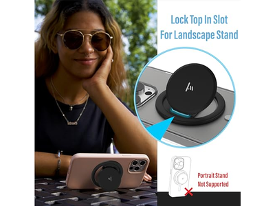 Impugnatura ultra sottile per MagSafe - Supporto pop con una mano espandibile in acciaio