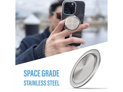 Impugnatura ultra sottile per MagSafe - Supporto pop con una mano rimovibile per Chargi