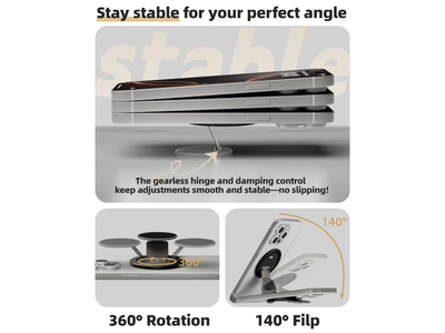 Supporto per anello multi-angolo con impugnatura magnetica ultrasottile per telefono Supporto per anello a 360 gradi Ro