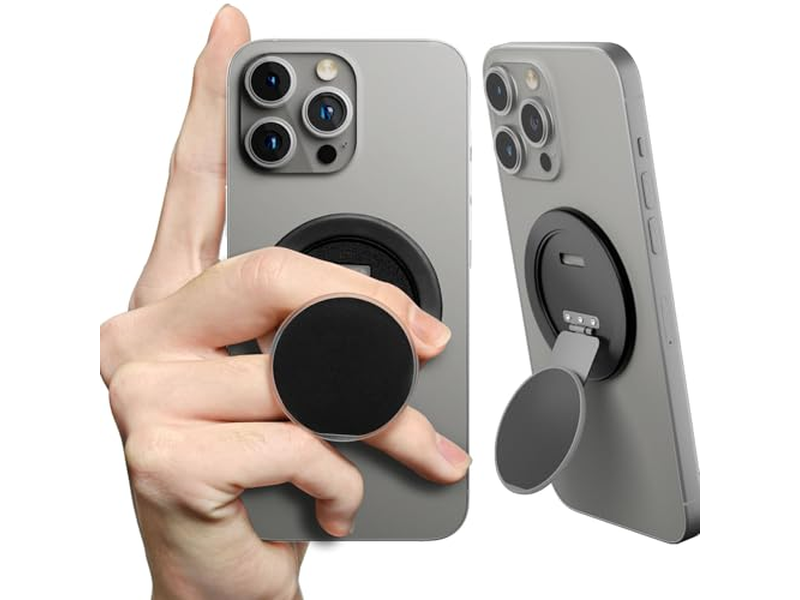 Supporto ad anello multi-angolo con impugnatura ultrasottile per telefono MagSafe con rotazione a 360 gradi