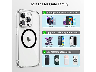 Anelli metallici universali compatibili con l'adesivo MagSafe